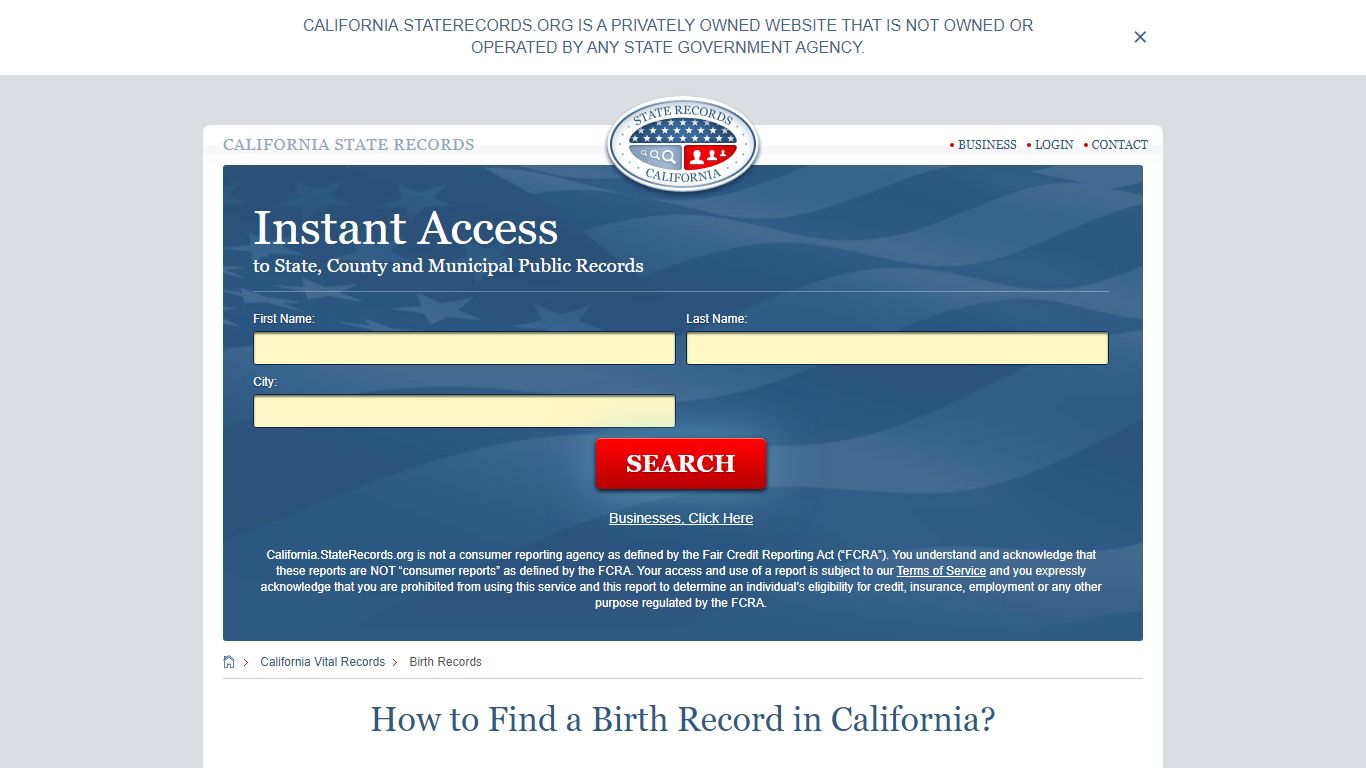 How to Find a Birth Record in California? - State Records